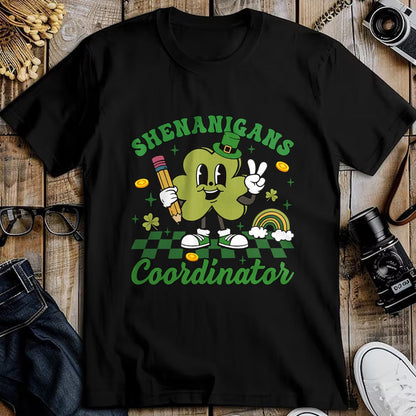 Patrick Day Shirts for Family, Funny Patrick Day shirts, st patrick's day Unisex T-Shirt/Hoodie/Sweatshirt HLT00 - Shenanigans Coordinator Teacher Life Shamrock St Patrick Day T-Shirt