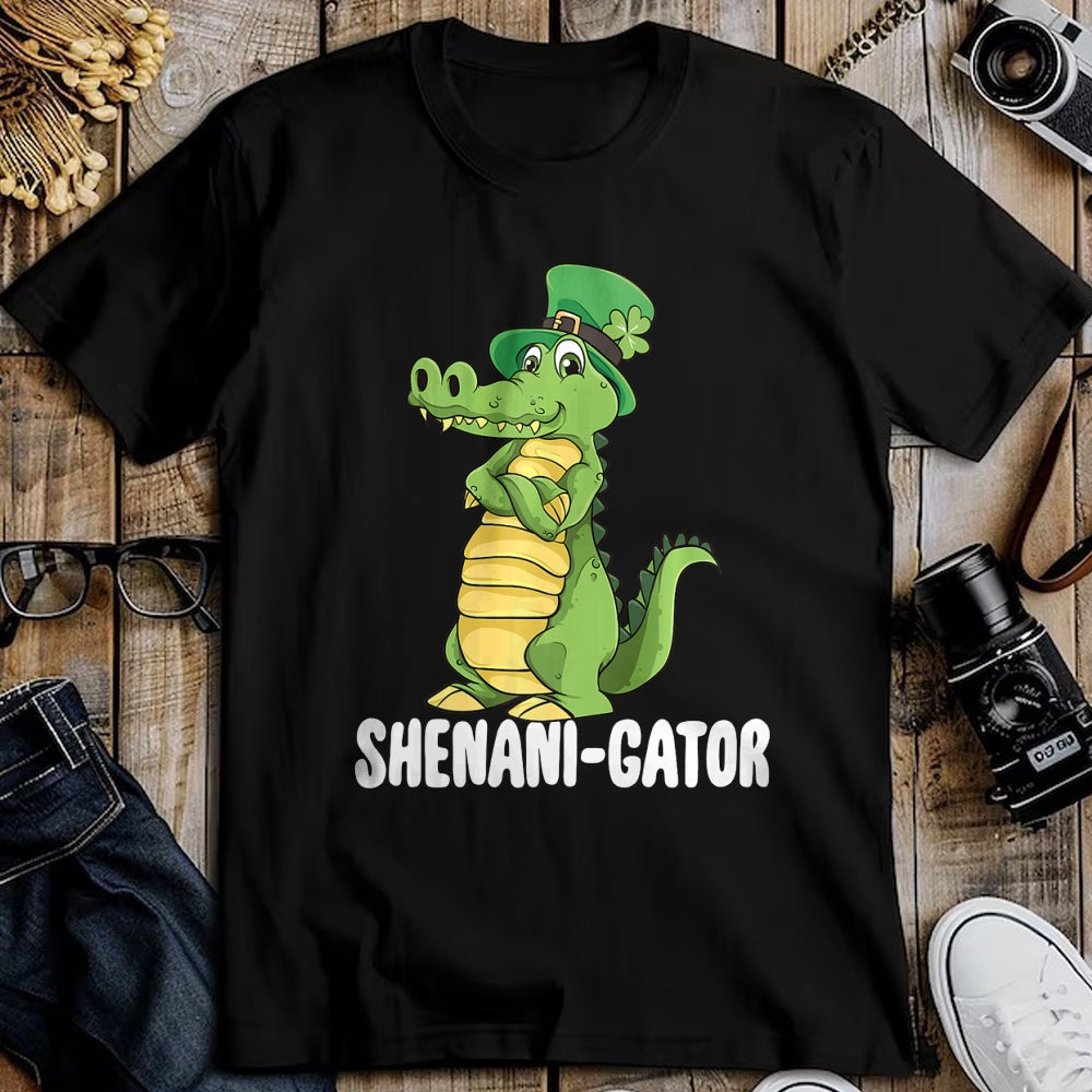 Patrick Day Shirts for Family, Funny Patrick Day shirts, st patrick's day Unisex T-Shirt/Hoodie/Sweatshirt HLT00 - Shenanigator Saint Patrick Day Irish Alligator Shenanigans Premium T-Shirt