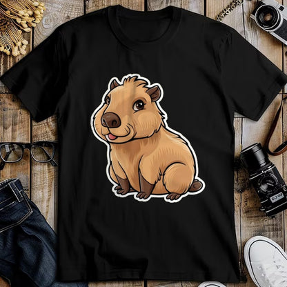 Cute Capybara Shirt, Funny Capybara Unisex T-Shirt/Hoodie/Sweatshirt HLT00 - Capybara Long Sleeve T-Shirt (1)