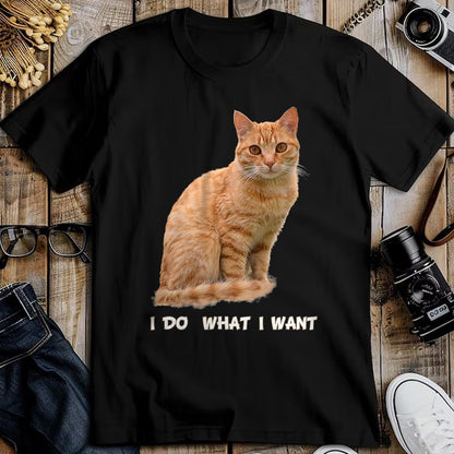 Cat Love Shirt, Funny Cat Lover Gift UnisexT-Shirt/Hoodie/Sweatshirt HLT00 - I Make What I Want Funny Orange Tabby Cat Lovers T-Shirt, Men, Orange, XX-Large