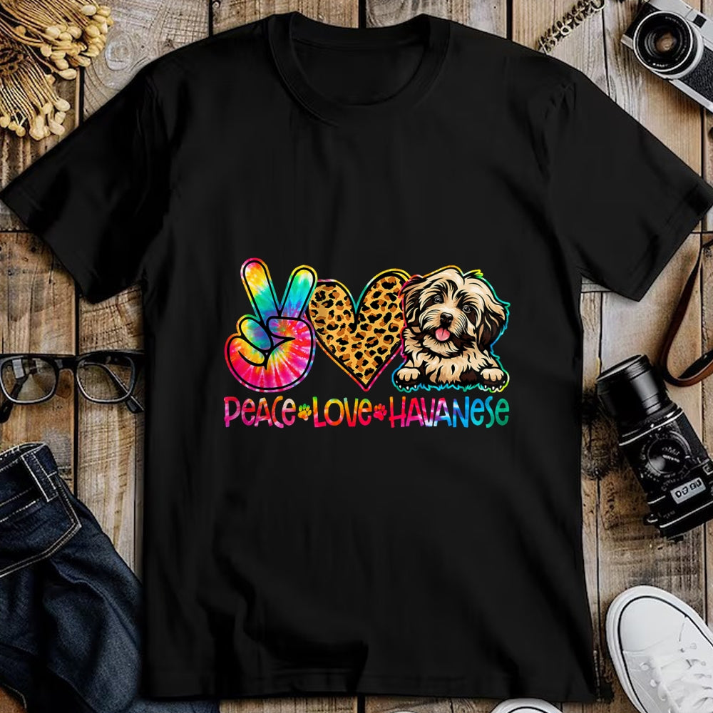 Dog Love Shirt, Dog Lover Gift T-Shirt/Hoodie/Sweatshirt HLT00 - Peace Love Rescue Dog Lover Parent Adopted Tie Dye T-Shirt