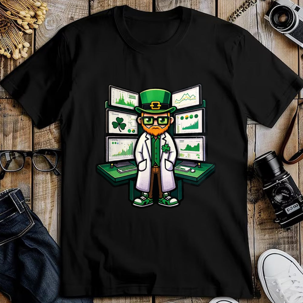Patrick Day Shirts for Family, Funny Patrick Day shirts, st patrick's day Unisex T-Shirt/Hoodie/Sweatshirt HLT00 - Data Analyst St. Patrick Day Lucky Irish Science Scientist T-Shirt