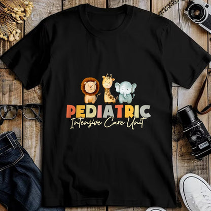 Funny Nurse Shirt, Nurse Unisex T-Shirt/Hoodie/Sweatshirt HLT00 - Pediatric Intensive Care Unit Nurse Cute Animals PICU Nurse T-Shirt