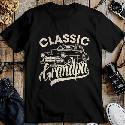 Best Grandpa Shirt, Proud Grandpa Unisex T-Shirt/Hoodie/Sweatshirt HLT00 -Classic Grandpa Funny Saying Car Lover Men Dad Papa Grandpa T-Shirt