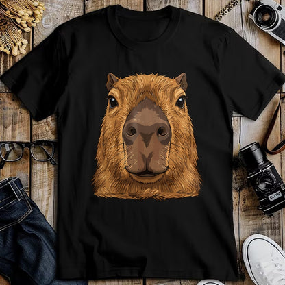 Cute Capybara Shirt, Funny Capybara Unisex T-Shirt/Hoodie/Sweatshirt HLT00 - Capybara Face Cute Animal Capybaras Lover T-Shirt