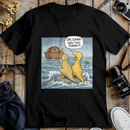 Best Dinosaur Lover Shirt, Funny Dinosaur UnisexT-Shirt/Hoodie/Sweatshirt HLT00 - Jesus Saves Funny Dinosaurs Christian Oh Crap was that Today T-Shirt
