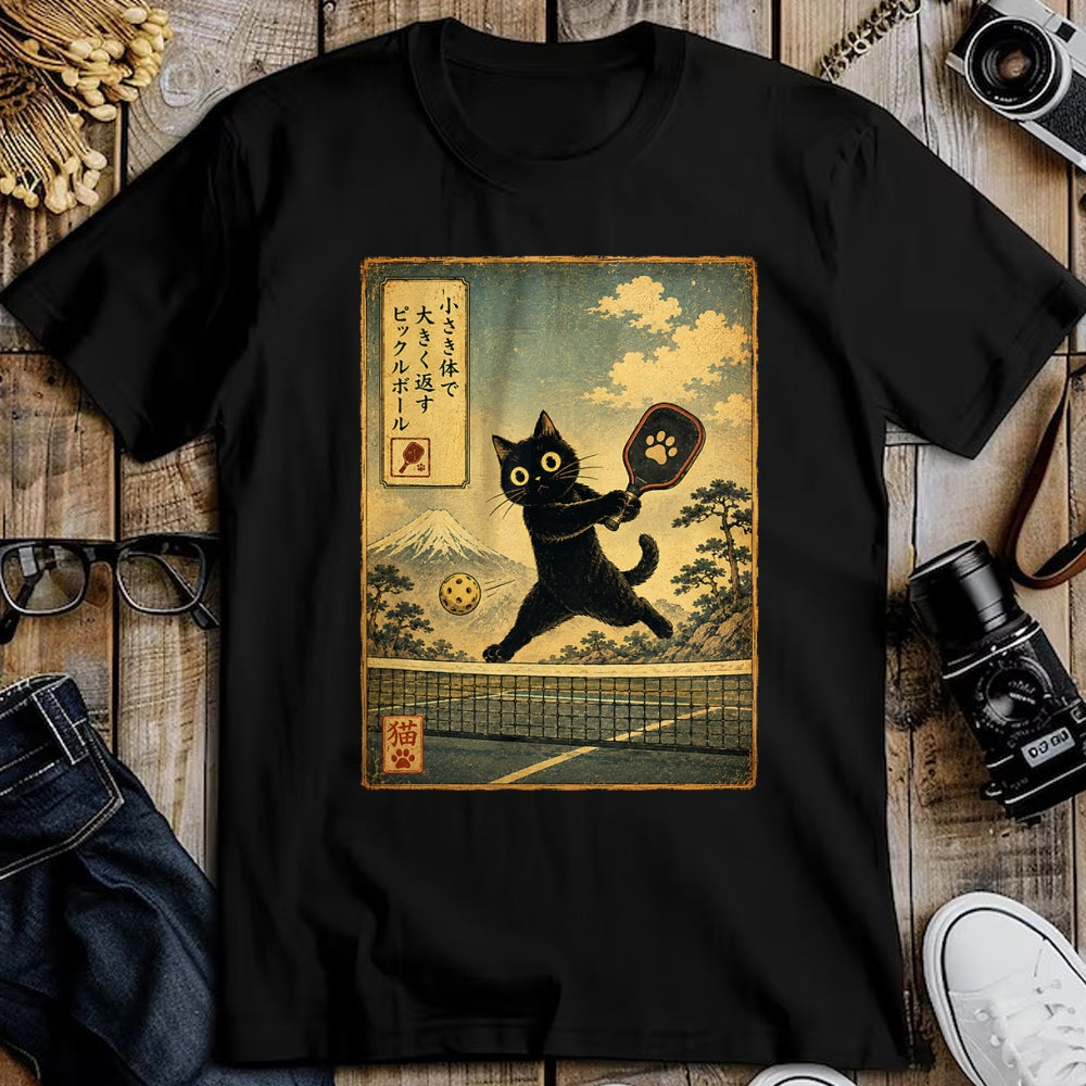 Funny Pickleball Shirt, Pickleball Lover Unisex T-Shirt/Hoodie/Sweatshirt HLT00 - Pickleball Cat Pickleball Player Men Women Kids T-Shirt