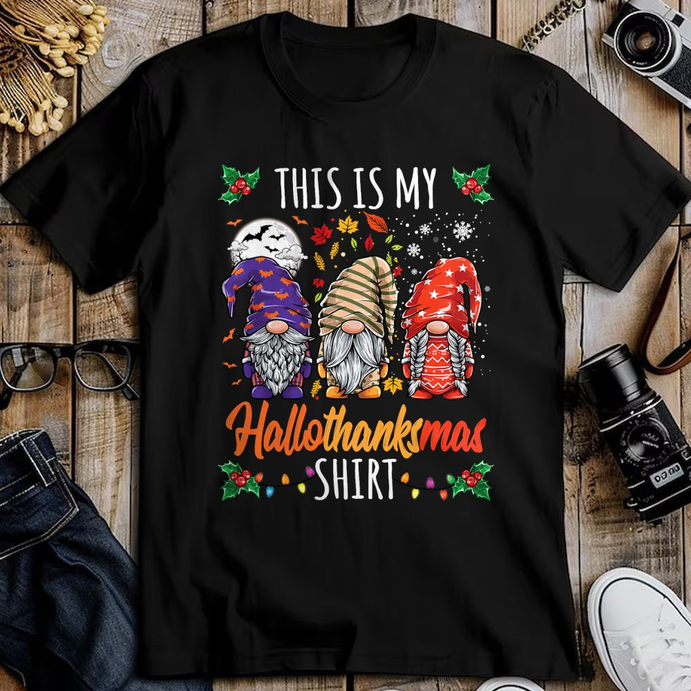 Best Thanksgiving Family Shirt , Funny Thanksgiving UnisexT-Shirt/Hoodie/Sweatshirt HLT00 - Halloween Thanksgiving Christmas Funny Hallothanksmas Gnomes T-Shirt