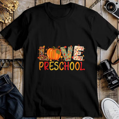 Best Teacher Shirt, Funny Teacher UnisexT-Shirt/Hoodie/Sweatshirt HLT00 - Love Preschool Happy Fall Thanksgiving Women Teacher T-Shirt
