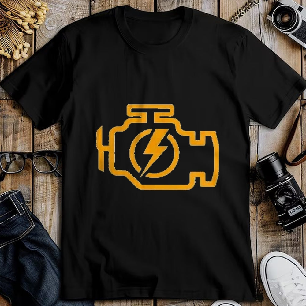 Best Mechanic Life Shirt, Funny Mechanic UnisexT-Shirt/Hoodie/Sweatshirt HLT00 - Check Engine Light CEL Fun AUTO CAR Mechanic Repair TEES T-Shirt, Men, Black, 3X-Large