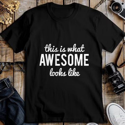 Best Wife Shirt, Wife and Husband Unisex T-Shirt/Hoodie/Sweatshirt HLT00 - This is What Awesome Looks Like T-Shirt
