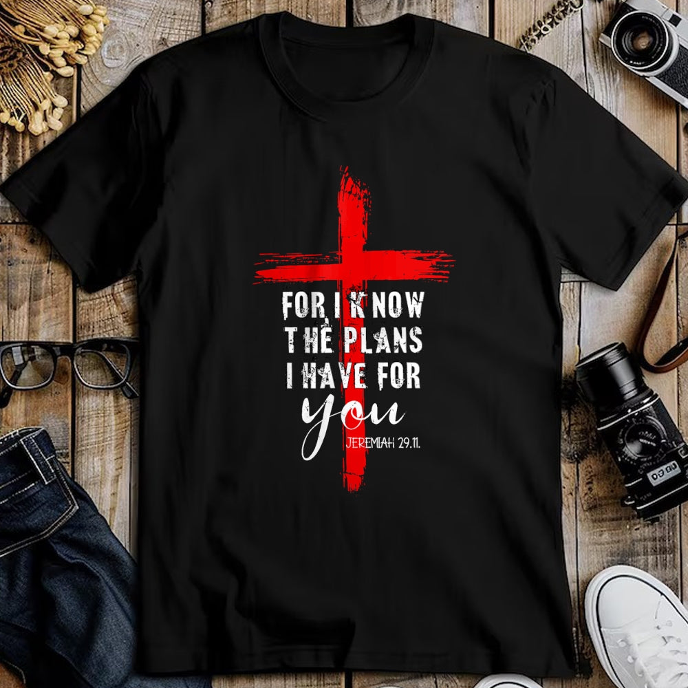 Christian Tee, Christian Faith Unisex T-Shirt/Hoodie/Sweatshirt HLT00 - Christian Quote Faith Jeremiah 29.11 T-Shirt (1)