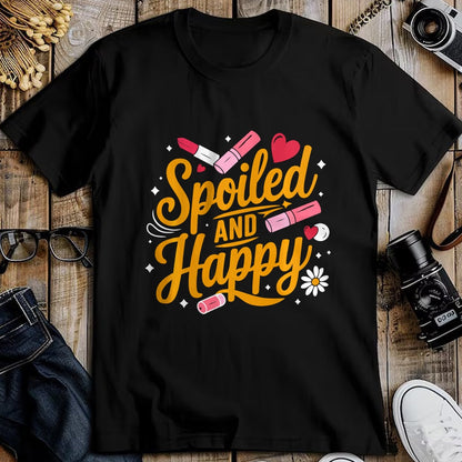 Best Wife Shirt, Wife and Husband Unisex T-Shirt/Hoodie/Sweatshirt HLT00 - Gift for wife T shirt, spoiled wife   Spoiled And Happy Spoiled Wife Sweatshirt