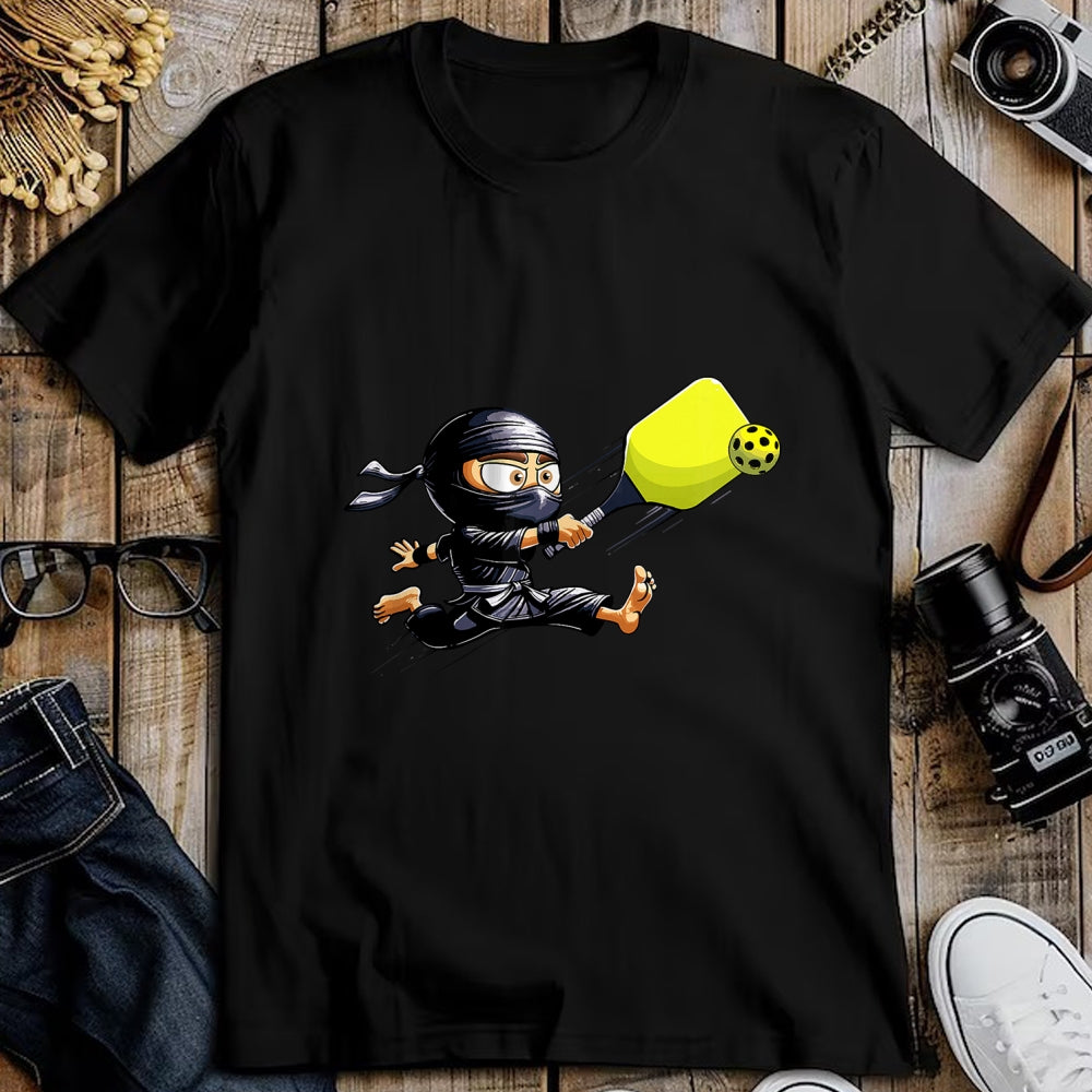 Funny Pickleball Shirt, Pickleball Lover Unisex T-Shirt/Hoodie/Sweatshirt HLT00 - Pickleball Player Ninja T-Shirt