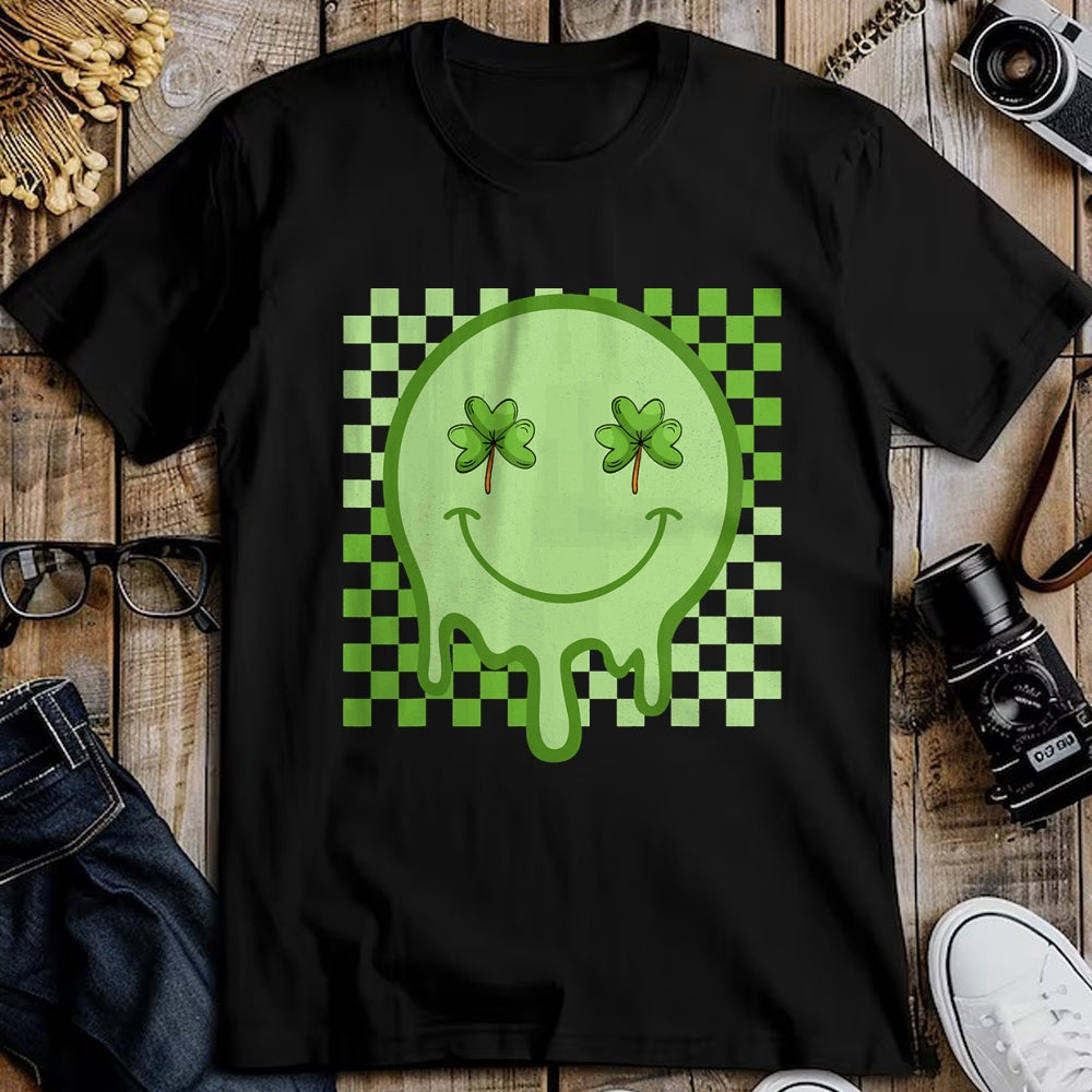 Patrick Day Shirts for Family, Funny Patrick Day shirts, st patrick's day Unisex T-Shirt/Hoodie/Sweatshirt HLT00 - Retro Groovy St Patrick Day Hippie Shamrock Funny Matching T-Shirt