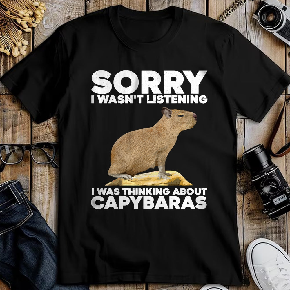 Cute Capybara Shirt, Funny Capybara UnisexT-Shirt/Hoodie/Sweatshirt HLT00 - Best Capybara Design for Men Women Kids Pet Rodent Capybara T-Shirt