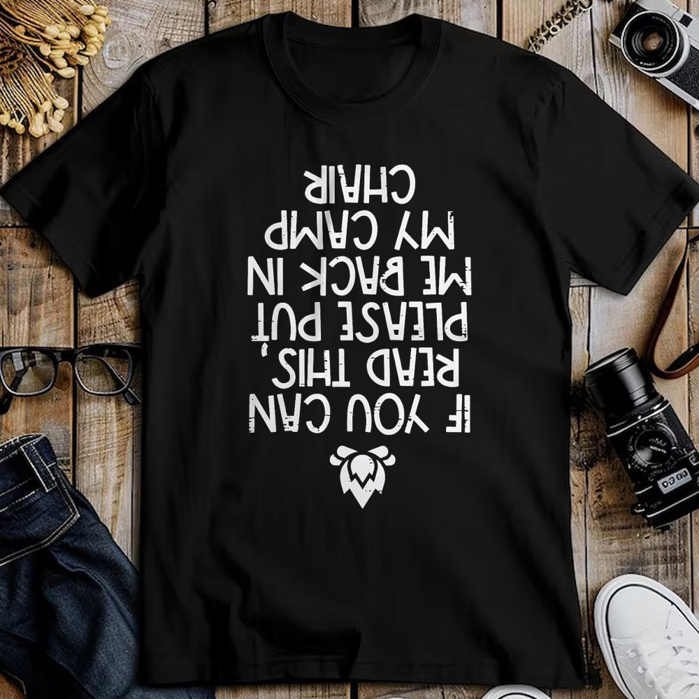 Funny Camping Shirt, Gift For Camping Lover Unisex T-Shirt/Hoodie/Sweatshirt HLT00 - Camping If You Can Read This Funny Camper Men Women Kids T-Shirt