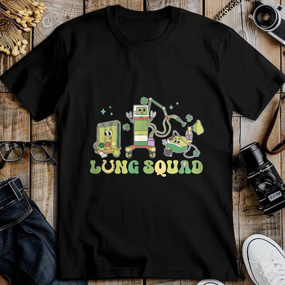 Patrick Day Shirts for Family, Funny Patrick Day shirts, st patrick's day Unisex T-Shirt/Hoodie/Sweatshirt HLT00 - Lung Squad Respiratory Therapist St Patrick Day Pulmonologit T-Shirt