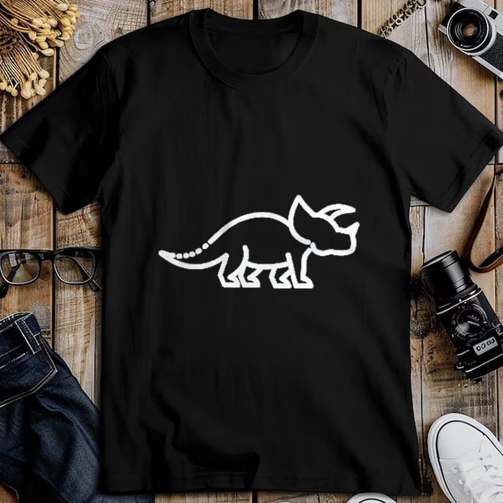 Best Dinosaur Lover Shirt, Funny Dinosaur UnisexT-Shirt/Hoodie/Sweatshirt HLT00 - Triceratops for Men Women & Kids  Dinosaur Badge T-Shirt, Men, Black, Large