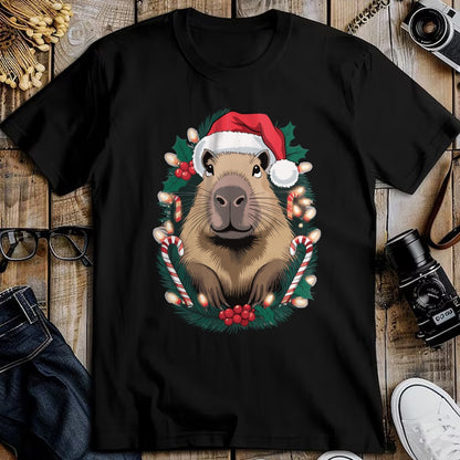 Cute Capybara Shirt, Funny Capybara Unisex T-Shirt/Hoodie/Sweatshirt HLT00 - Capybara Christmas Long Sleeve T-Shirt (3)