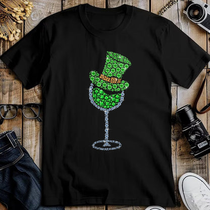 Patrick Day Shirts for Family, Funny Patrick Day shirts, st patrick's day Unisex T-Shirt/Hoodie/Sweatshirt HLT00 - Wine Glasses Clover Leprechaun Irish Shamrock St Patrick Day T-Shirt