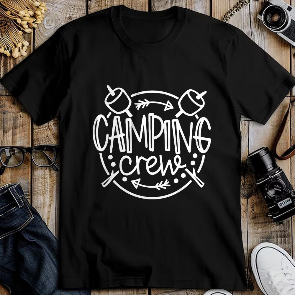 Funny Camping Shirt, Gift For Camping Lover Unisex T-Shirt/Hoodie/Sweatshirt HLT00 - Camping Matching Shirts for Family Camper Group Camping Crew T-Shirt