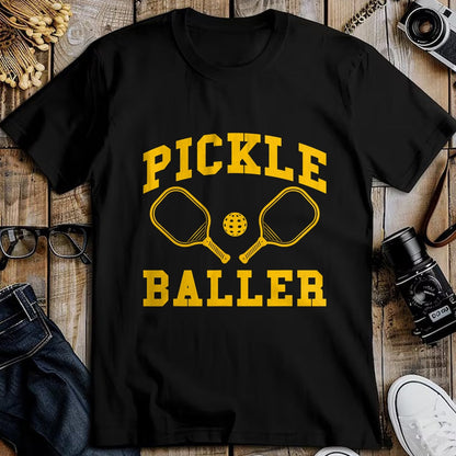Funny Pickleball Shirt, Pickleball Lover Unisex T-Shirt/Hoodie/Sweatshirt HLT00 - Funny Pickle baller Quote Paddleball Pickleball Player retro T-Shirt