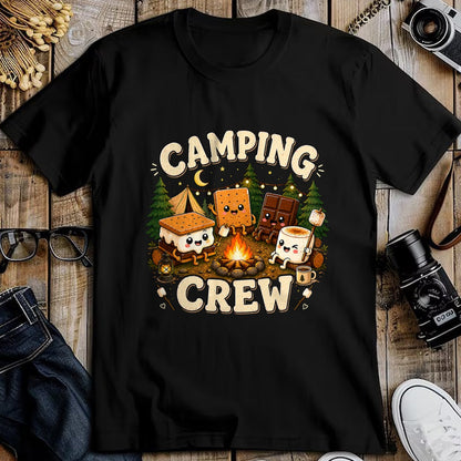 Funny Camping Shirt, Gift For Camping Lover Unisex T-Shirt/Hoodie/Sweatshirt HLT00 - Camping Crew Family Matching Camp Group Squad Team T-Shirt