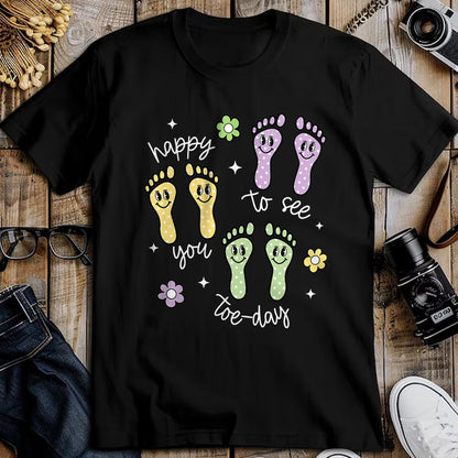 Best Doctor Shirt, Funny Doctor UnisexT-Shirt/Hoodie/Sweatshirt HLT00 - Happy to See You Today Podiatry Foot Doctor Podiatrist Nurse T-Shirt