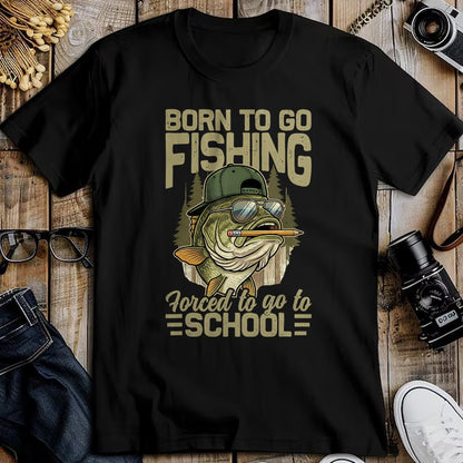 Funny Fishing Shirt, Gift For Fishing Lover Unisex T-Shirt/Hoodie/Sweatshirt HLT00 - Born to Go Fishing Bass Fish Funny Fisherman Boys Kids Men T-Shirt (1)