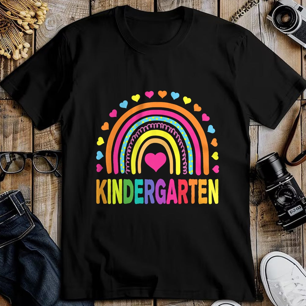 Best Student Shirt, Funny Back To School UnisexT-Shirt/Hoodie/Sweatshirt HLT00 - Kindergarten Rainbow Girls Boys Teacher Team Kinder Squad T-Shirt