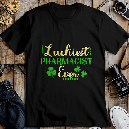 Patrick Day Shirts for Family, Funny Patrick Day shirts, st patrick's day Unisex T-Shirt/Hoodie/Sweatshirt HLT00 - Luckiest Pharmacist Ever Shamrock Irish St Patrick Day T-Shirt