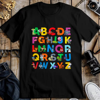 Best Student Shirt, Funny Back To School UnisexT-Shirt/Hoodie/Sweatshirt HLT00 - Zoo Animal Alphabet ABCs Animals Learning A-Z ABC Letters T-Shirt