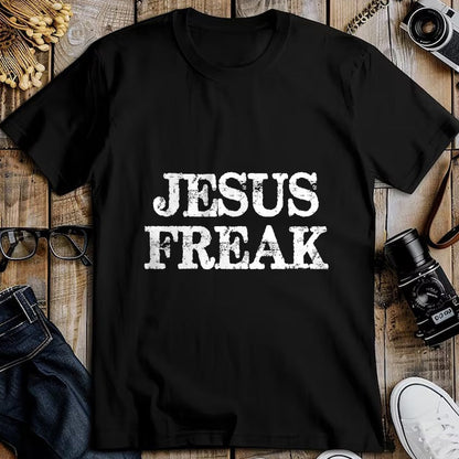 Christian Tee, Christian Faith Unisex T-Shirt/Hoodie/Sweatshirt HLT00 - Jesus Freak Distressed T-Shirt Christian Religious Shirt T-Shirt