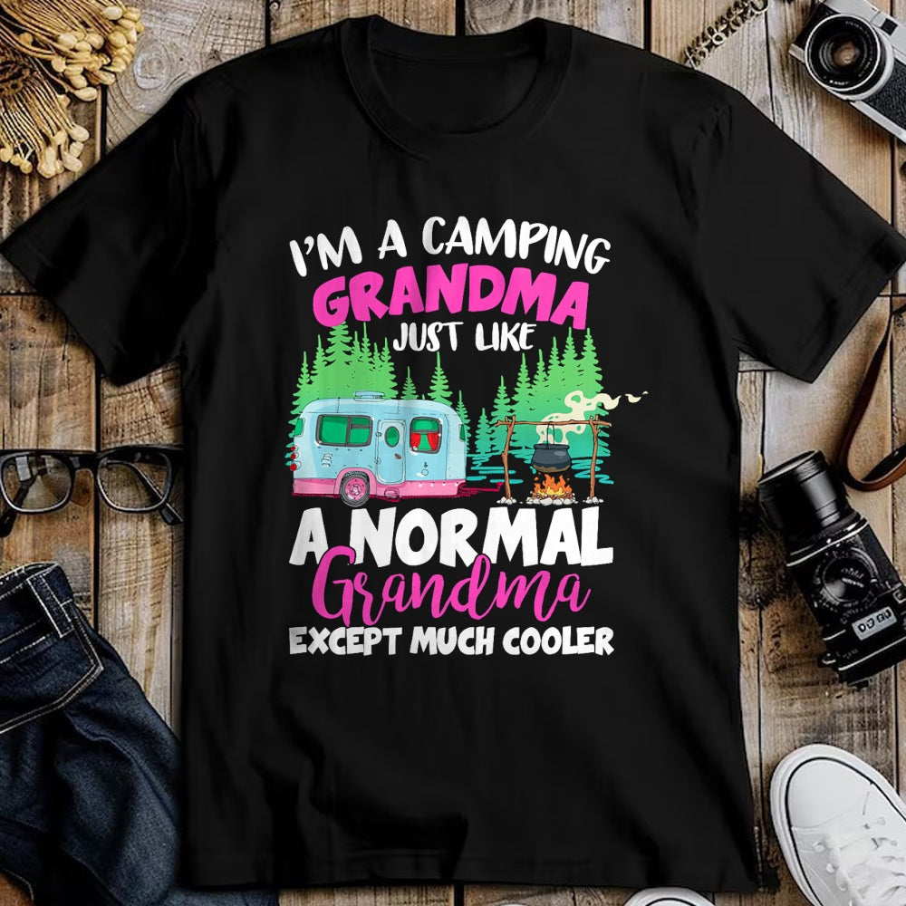 Funny Camping Shirt, Gift For Camping Lover Unisex T-Shirt/Hoodie/Sweatshirt HLT00 - Funny I_m A Camping Grandma Camper Campfire Mothers Day T-Shirt