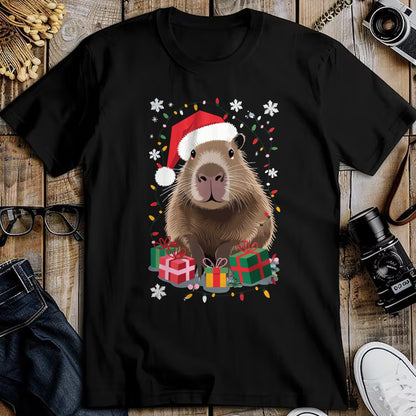 Cute Capybara Shirt, Funny Capybara Unisex T-Shirt/Hoodie/Sweatshirt HLT00 - Capybara Christmas Long Sleeve T-Shirt (5)