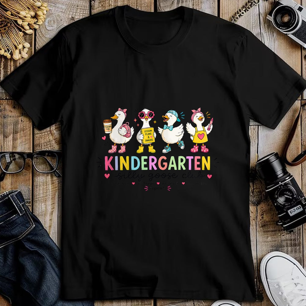 Best Student Shirt, Funny Back To School UnisexT-Shirt/Hoodie/Sweatshirt HLT00 - Kindergarten Silly Goose Club Teacher Funny Back to School T-Shirt