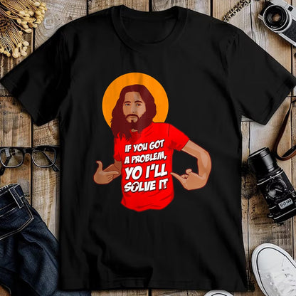 Christian Tee, Christian Faith Unisex T-Shirt/Hoodie/Sweatshirt HLT00 - Funny Jesus Christian Meme Yo I_ll Solve It Christmas T-Shirt (1)