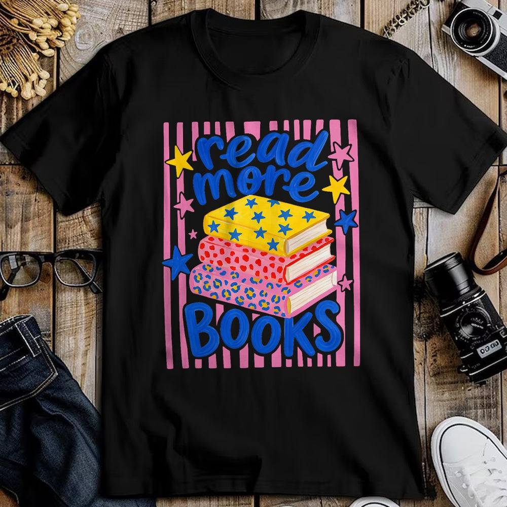 Best Student Shirt, Funny Back To School UnisexT-Shirt/Hoodie/Sweatshirt HLT00 - Striped Read More Books Back to School Bookish Librarian T-Shirt