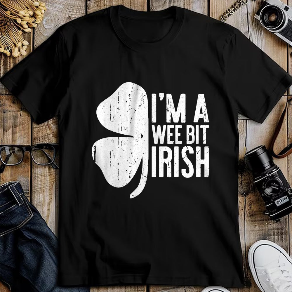 Patrick Day Shirts for Family, Funny Patrick Day shirts, st patrick's day Unisex T-Shirt/Hoodie/Sweatshirt HLT00 - I_m A Wee Bit Irish T-Shirt St Patricks Day Shirt T-Shirt
