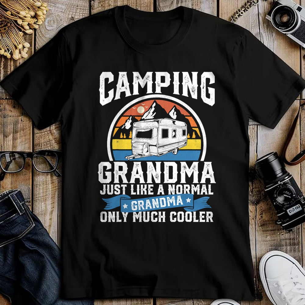 Funny Camping Shirt, Gift For Camping Lover Unisex T-Shirt/Hoodie/Sweatshirt HLT00 - Camping Grandma Funny Camper RV Retro Outdoors Womens Gift T-Shirt