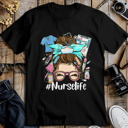 Funny Nurse Shirt, Nurse Unisex T-Shirt/Hoodie/Sweatshirt HLT00 - Funny NurseLife Nurse T-Shirt (1)