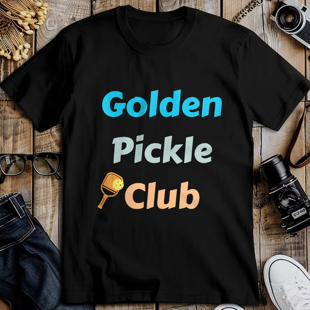 Funny Pickleball Shirt, Pickleball Lover Unisex T-Shirt/Hoodie/Sweatshirt HLT00 - Golden Pickle Club Funny Pickleball Paddle Ball Player T-Shirt