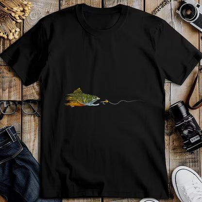 Funny Fishing Shirt, Gift For Fishing Lover Unisex T-Shirt/Hoodie/Sweatshirt HLT00 - Fly Fishing Brook Trout Dry Flies Tying Fisherman T-Shirt