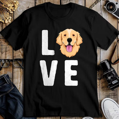 Dog Love Shirt, Dog Lover Gift T-Shirt/Hoodie/Sweatshirt HLT00 - LOVE Golden Retrievers T-Shirt for Women KIds Dog Pet Gift T-Shirt
