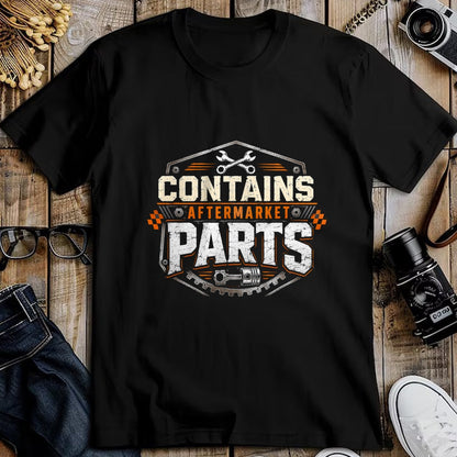 Best Mechanic Life Shirt, Funny Mechanic UnisexT-Shirt/Hoodie/Sweatshirt HLT00 - Contains Aftermarket Parts Vintage Distressed Mechanic Badge T-Shirt