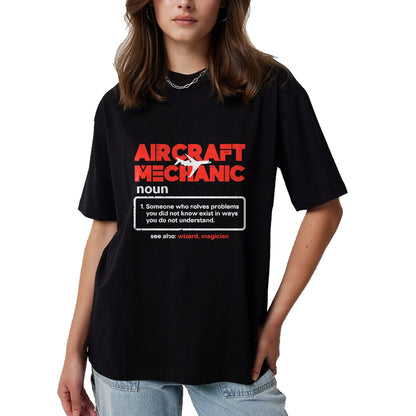 Best Mechanic Life Shirt, Funny Mechanic UnisexT-Shirt/Hoodie/Sweatshirt HLT00 - Aircraft Mechanic Definition Airplane Technician Men Women T-Shirt