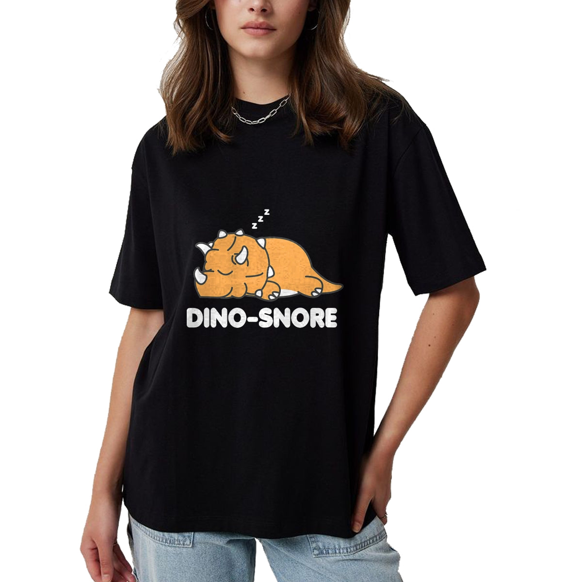 Best Dinosaur Lover Shirt, Funny Dinosaur UnisexT-Shirt/Hoodie/Sweatshirt HLT00 - Dino Snore Triceratops Dinosaur Pyjamas T-Shirt