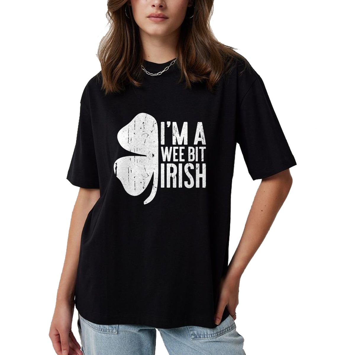 Patrick Day Shirts for Family, Funny Patrick Day shirts, st patrick's day Unisex T-Shirt/Hoodie/Sweatshirt HLT00 - I_m A Wee Bit Irish T-Shirt St Patricks Day Shirt T-Shirt