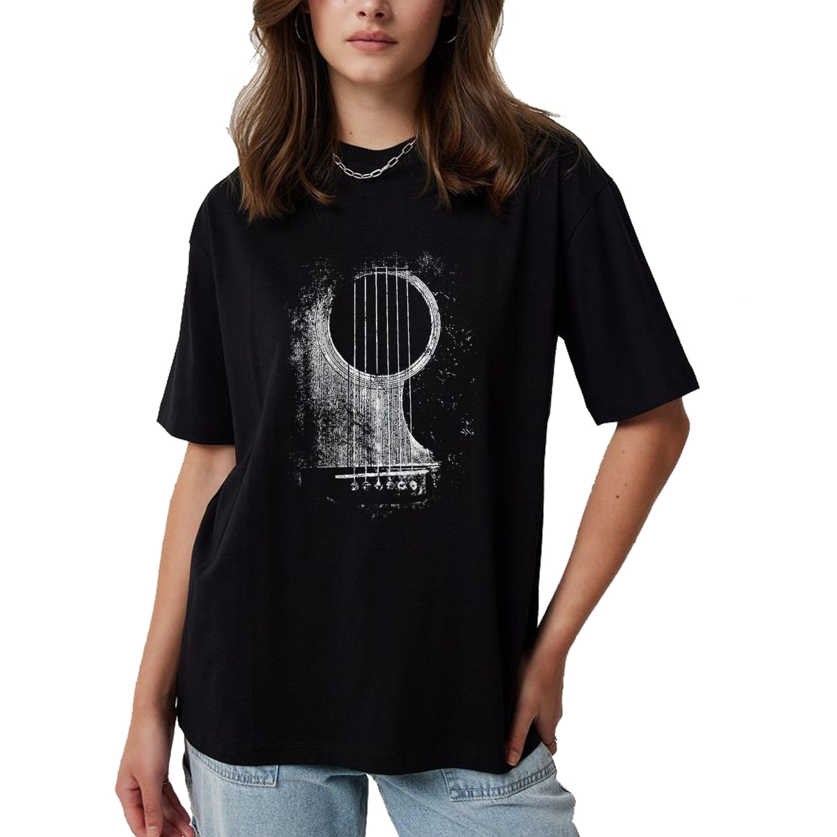 Guitar Lover Shirt, Funny Guitar UnisexT-Shirt/Hoodie/Sweatshirt HLT00 - Acoustic Guitar Player Six String Classic Rock & Roll T-Shirt, Men, Black, 3X-Large